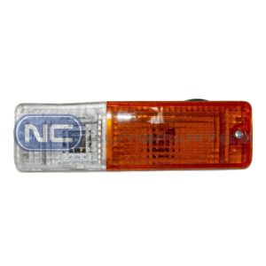 GUIA GUARDACHOQUE DER BLANCO/AMBAR C/FOCO C/SOCKET