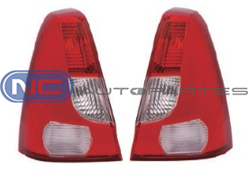 FARO POST DER ROJO/BLANCO